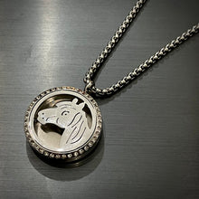 Load image into Gallery viewer, Silver Horse Coin Pendant Necklace