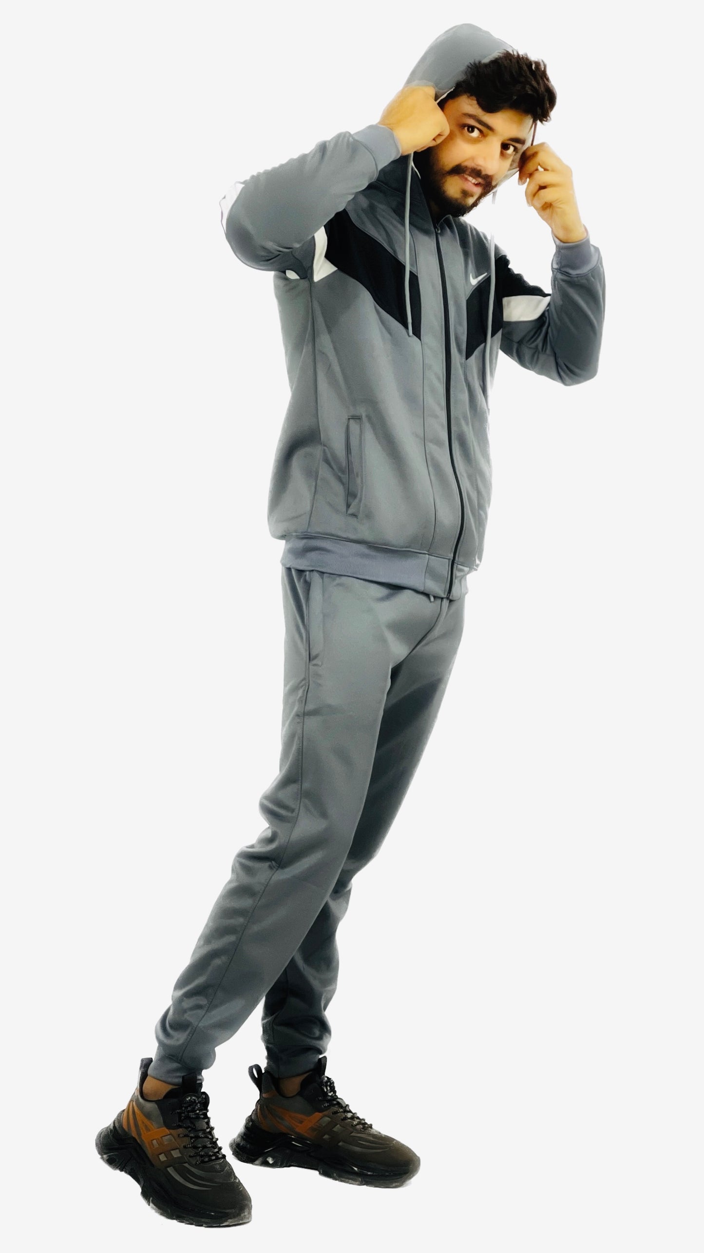 NK AthleticFlex Slim Fit Track Suit - Grey