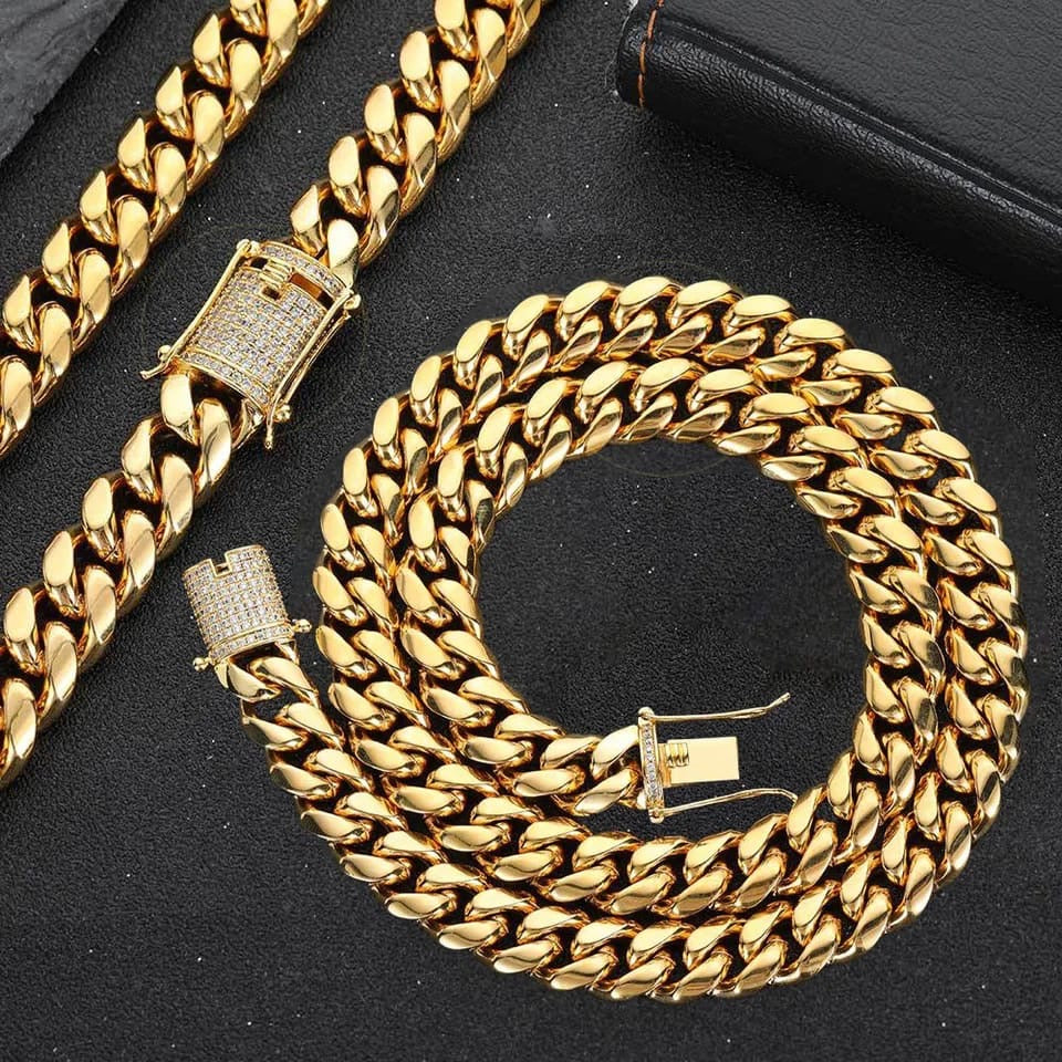 premium golden neck chains for men in pakistan