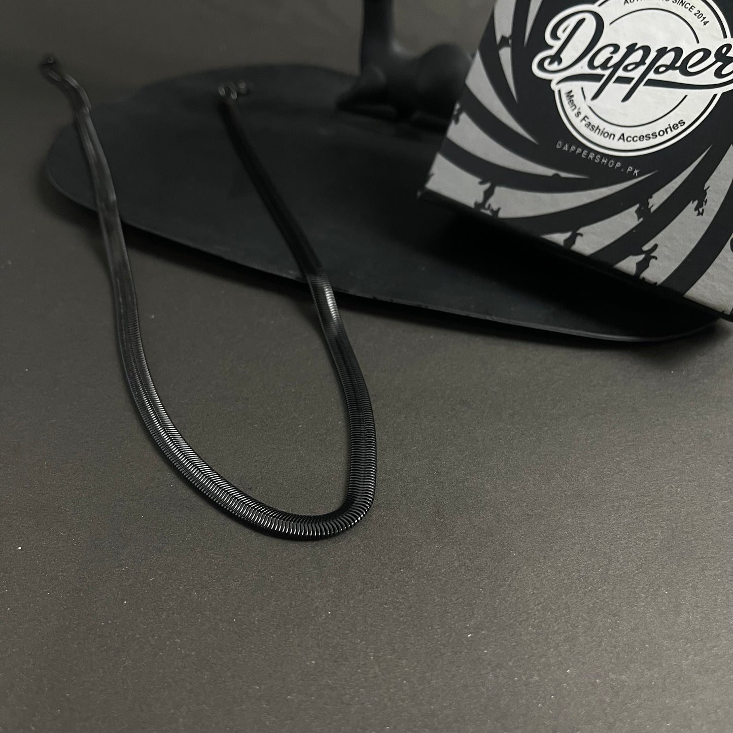 5mm black snake neck chain for men online in pakistan
