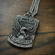 Load image into Gallery viewer, harley davidson bikers dogtag pendant necklace for men in pakistan