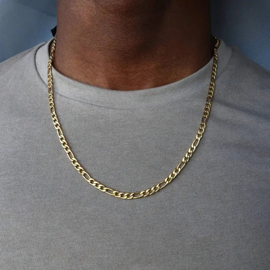 3mm golden firago neck chain for men online in pakistan