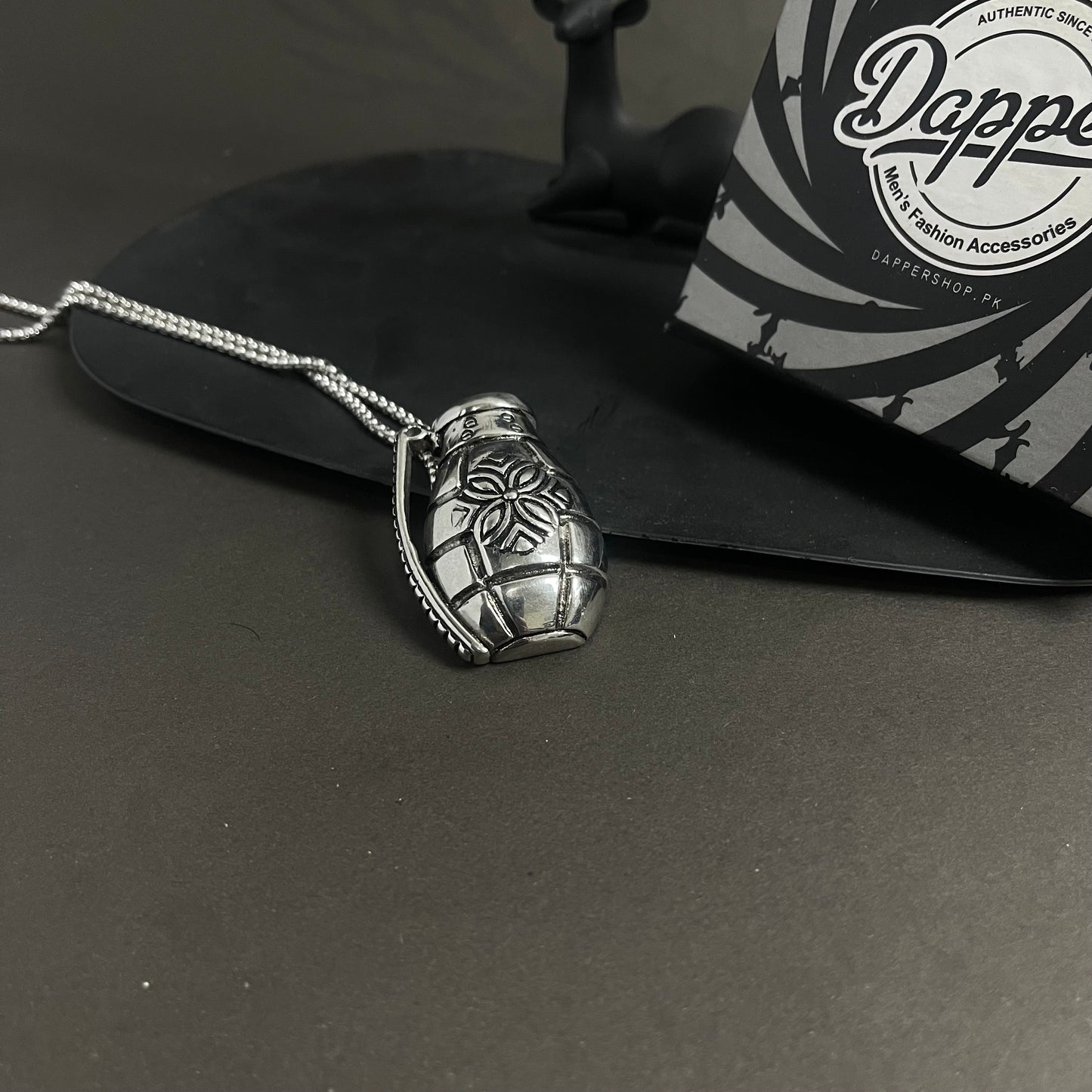 Grenade Pendant Necklace For Men