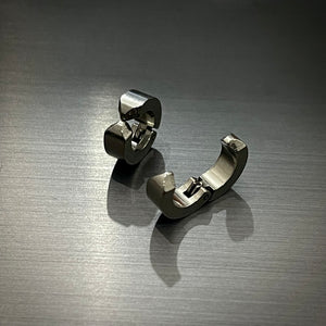 Stainless Steel Silver Non-Piercing Magnetic Bali Stud Earring For Men online in Pakistan