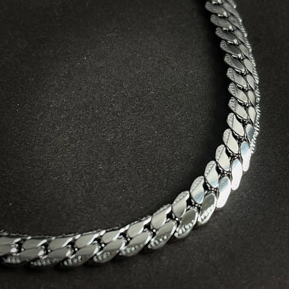 7mm Short 20 inches length silver neck chain for men online in Pakistan