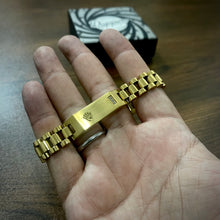 Load image into Gallery viewer, Golden rolex jubilee bracelet for men in Pakistan