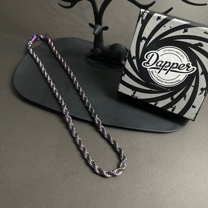 6mm Funky Multi Color Rope Neck Chain