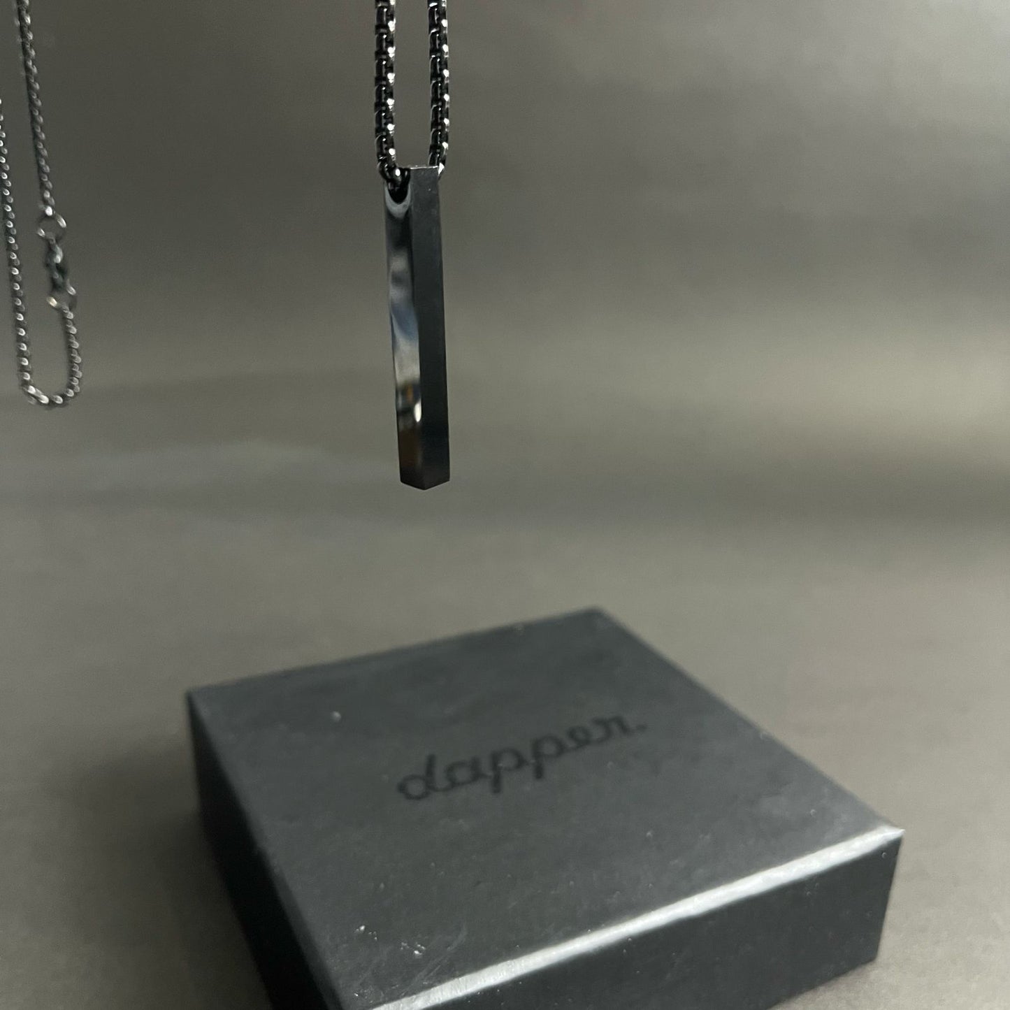 Black Bar Pendant Necklace For Men Online In Pakistan