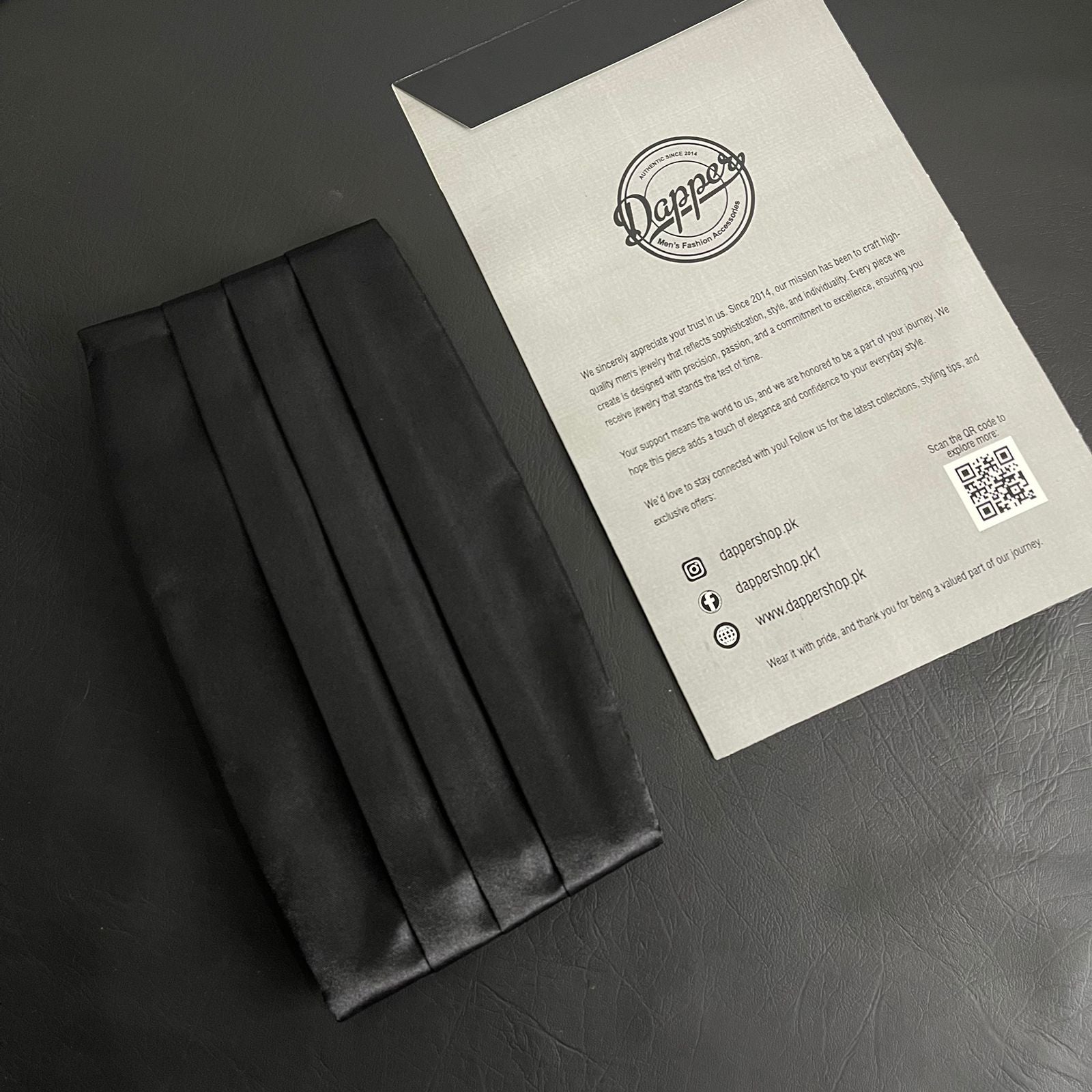 Black Cummerbund For Men Online In Pakistan