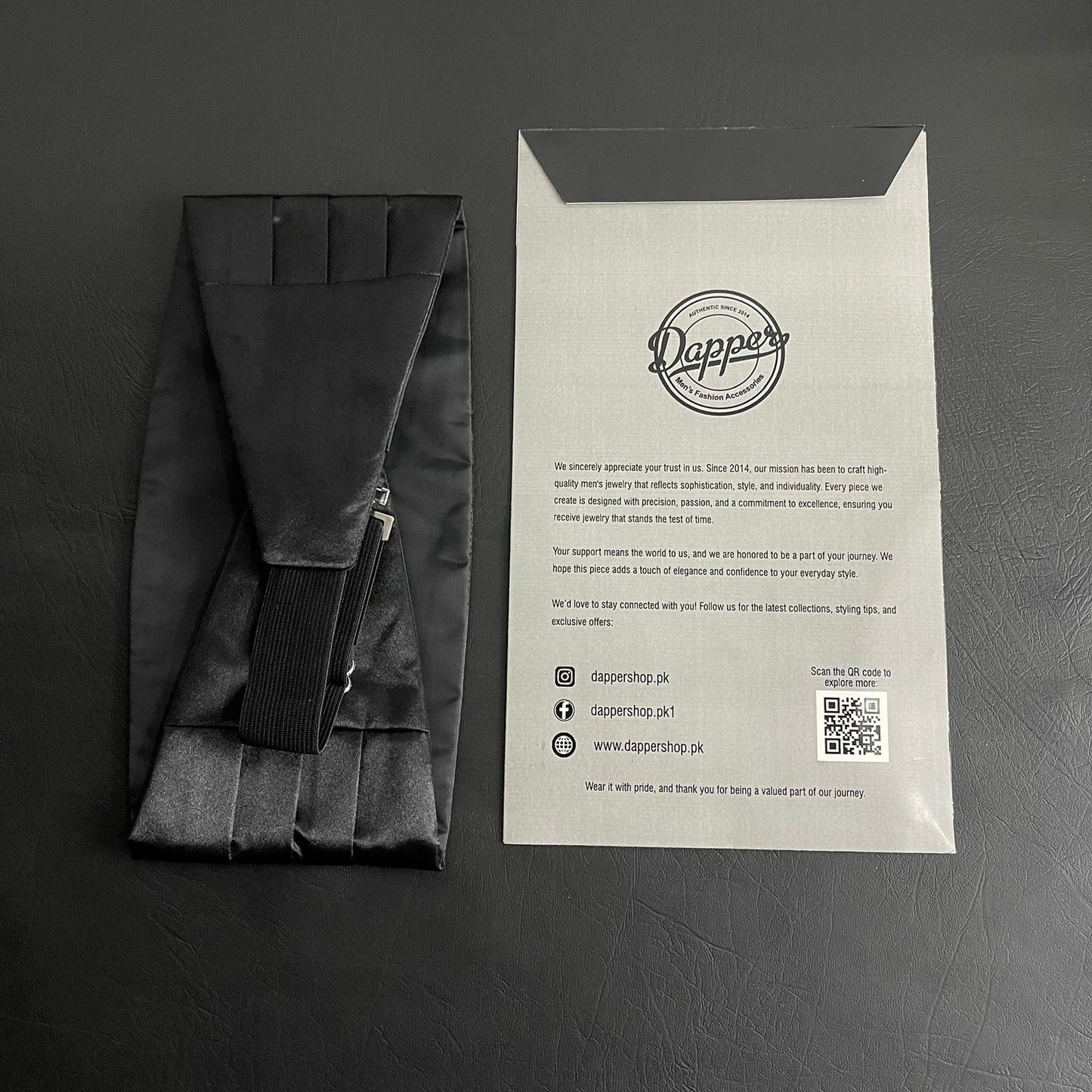 Black Cummerbund For Men Online In Pakistan