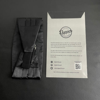 Black Cummerbund For Men Online In Pakistan