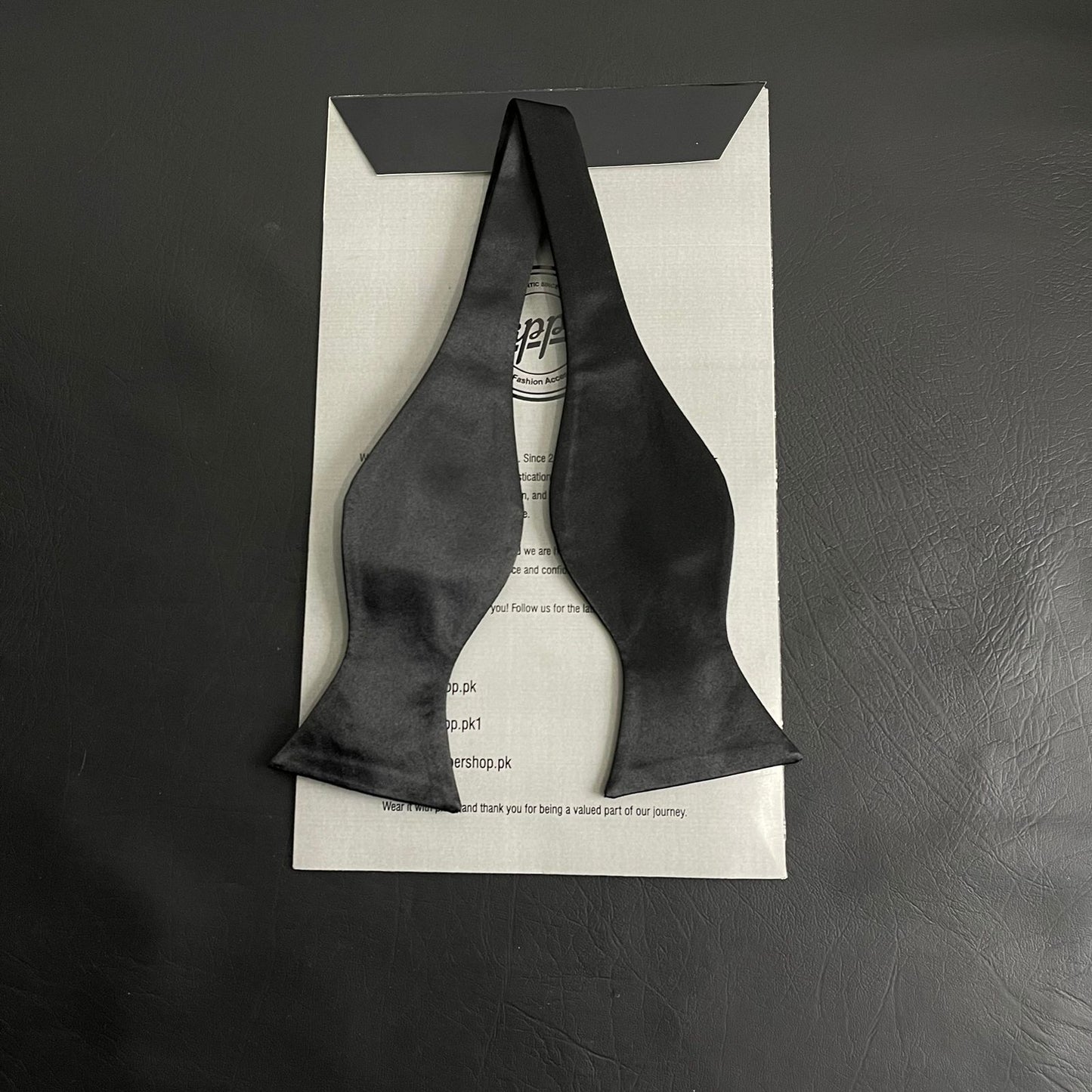 Black Self Bow Tie For Tuxedo Suit Online In Pakistan