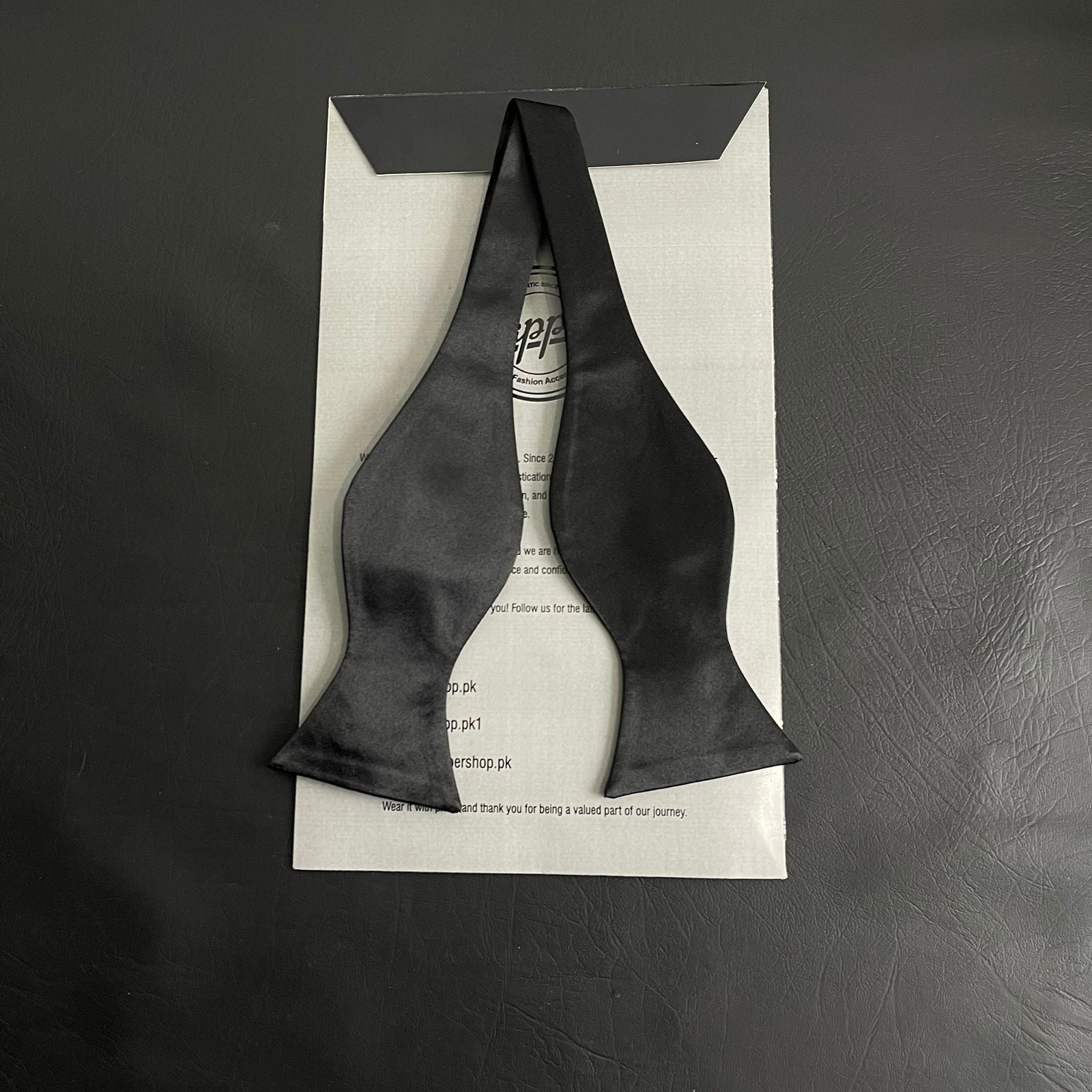 Black Self Bow Tie For Tuxedo Suit Online In Pakistan