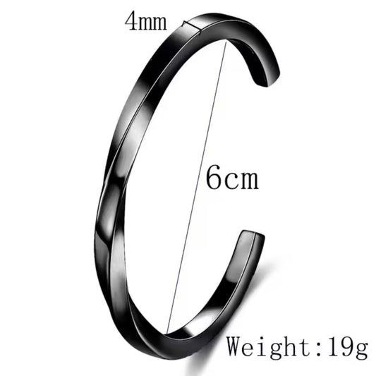 Black Steel Kara Bracelet for men online in Pakistan