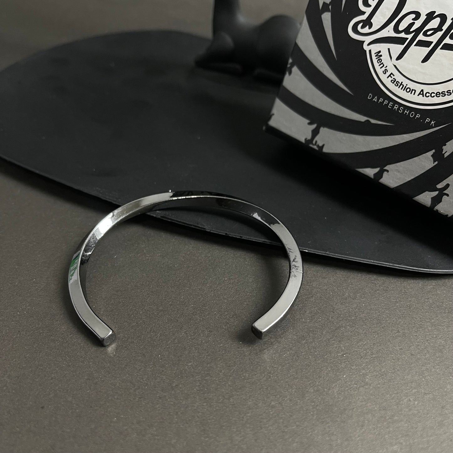 Black Steel Kara Bracelet for men online in Pakistan