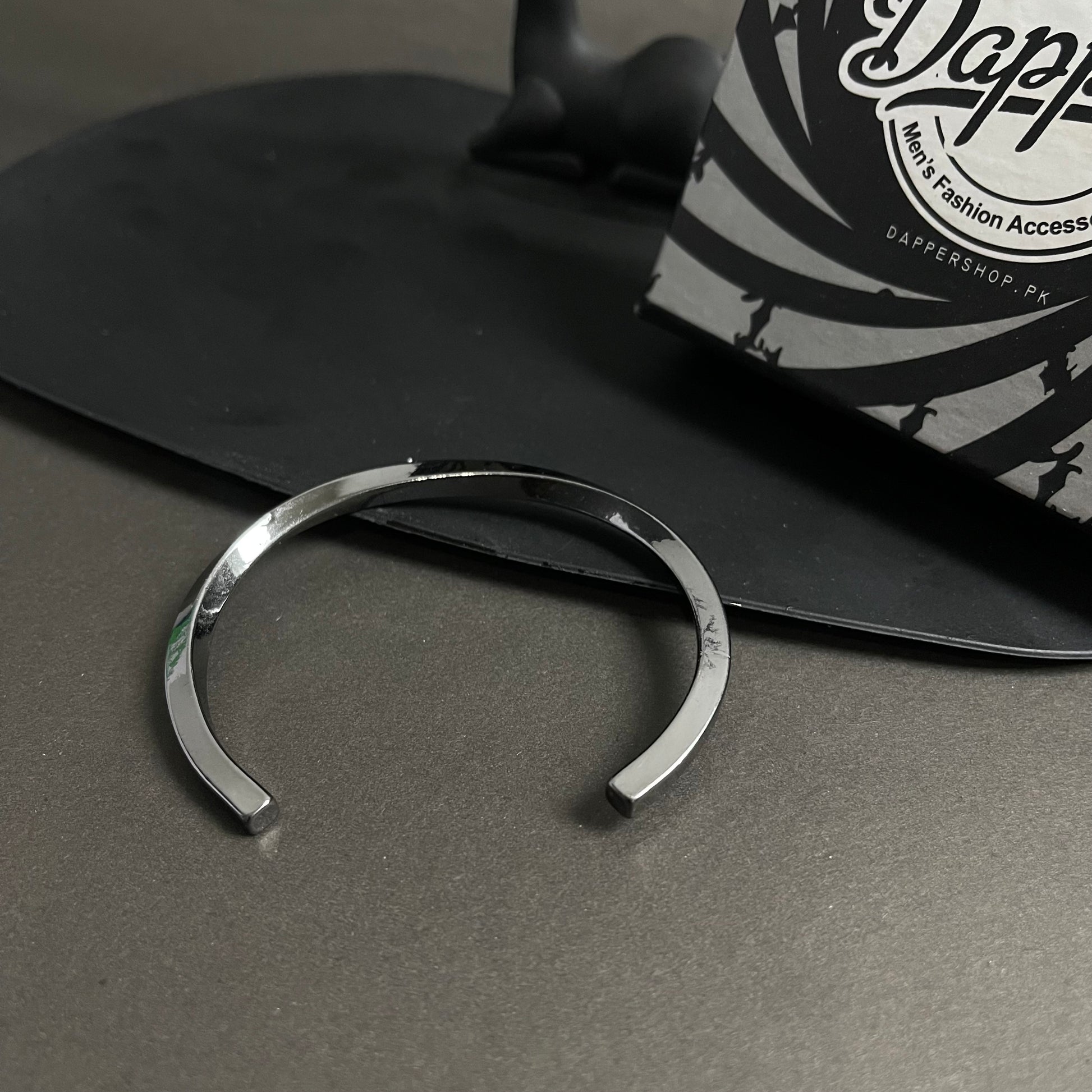 Black Steel Kara Bracelet for men online in Pakistan