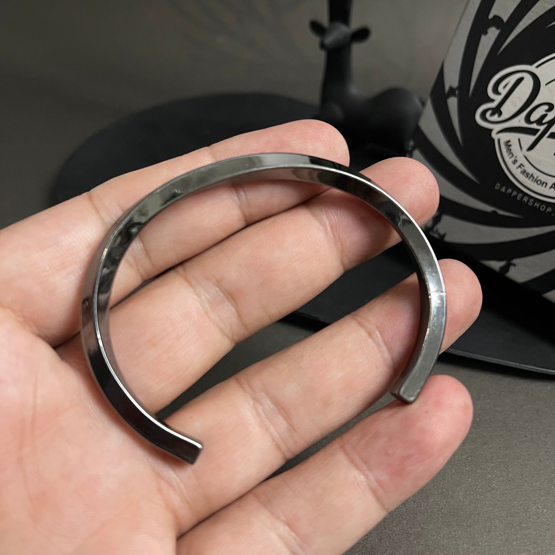 Black Steel Kara Bracelet for men online in Pakistan