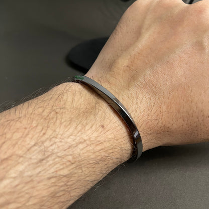 Black Steel Kara Bracelet for men online in Pakistan