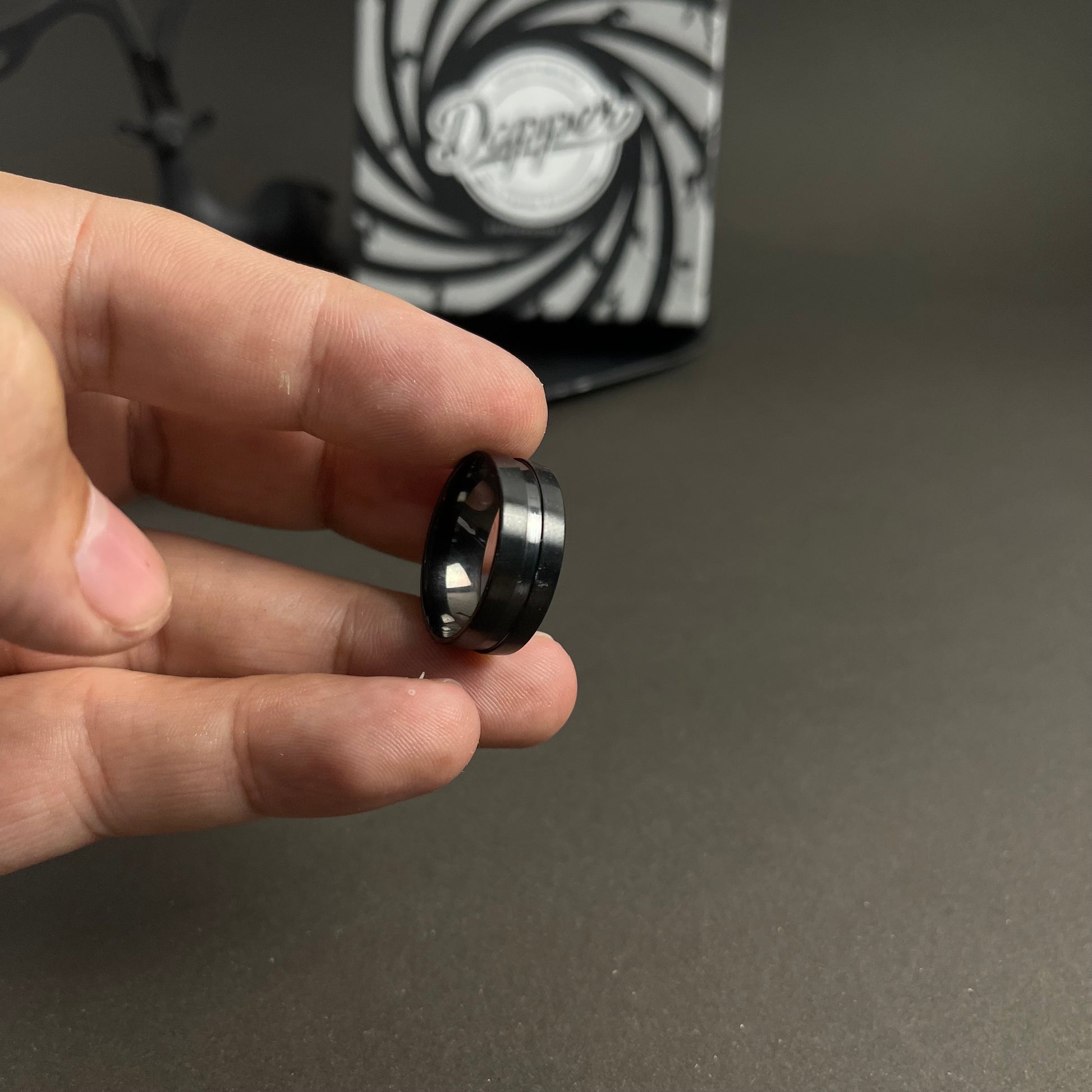 Black challa ring  for men online in Pakistan