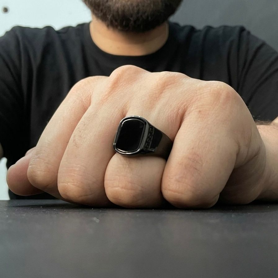 Black ring for men online in Pakistan