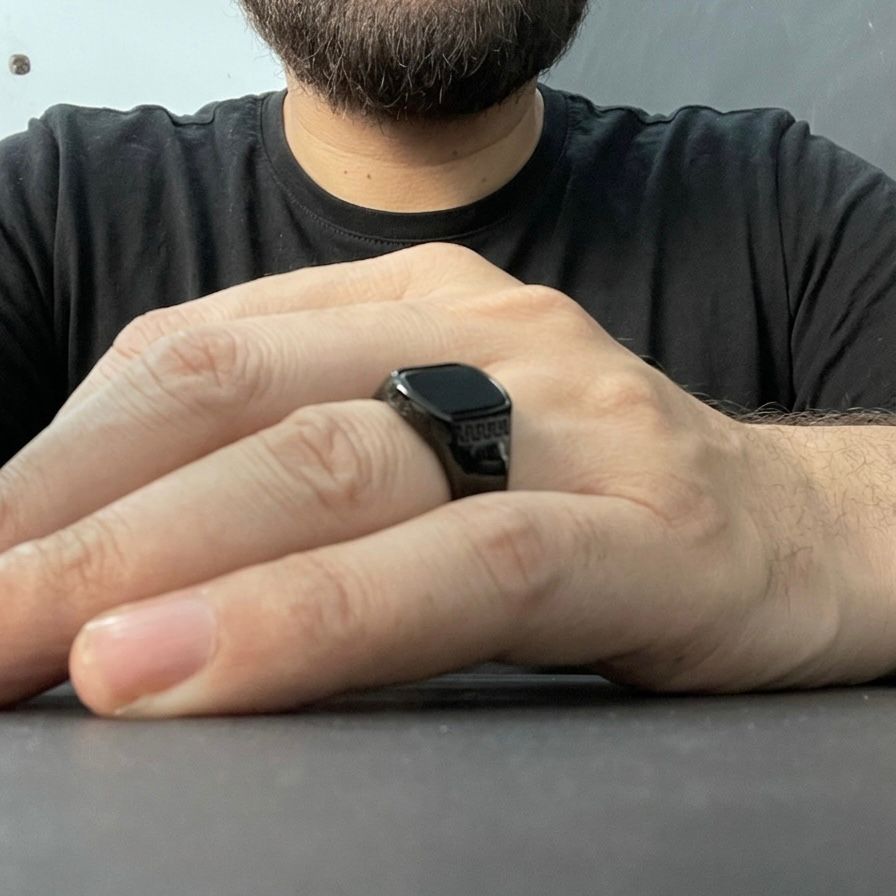 Black ring for men online in Pakistan