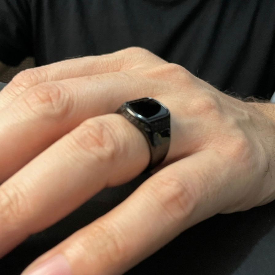 Black ring for men online in Pakistan