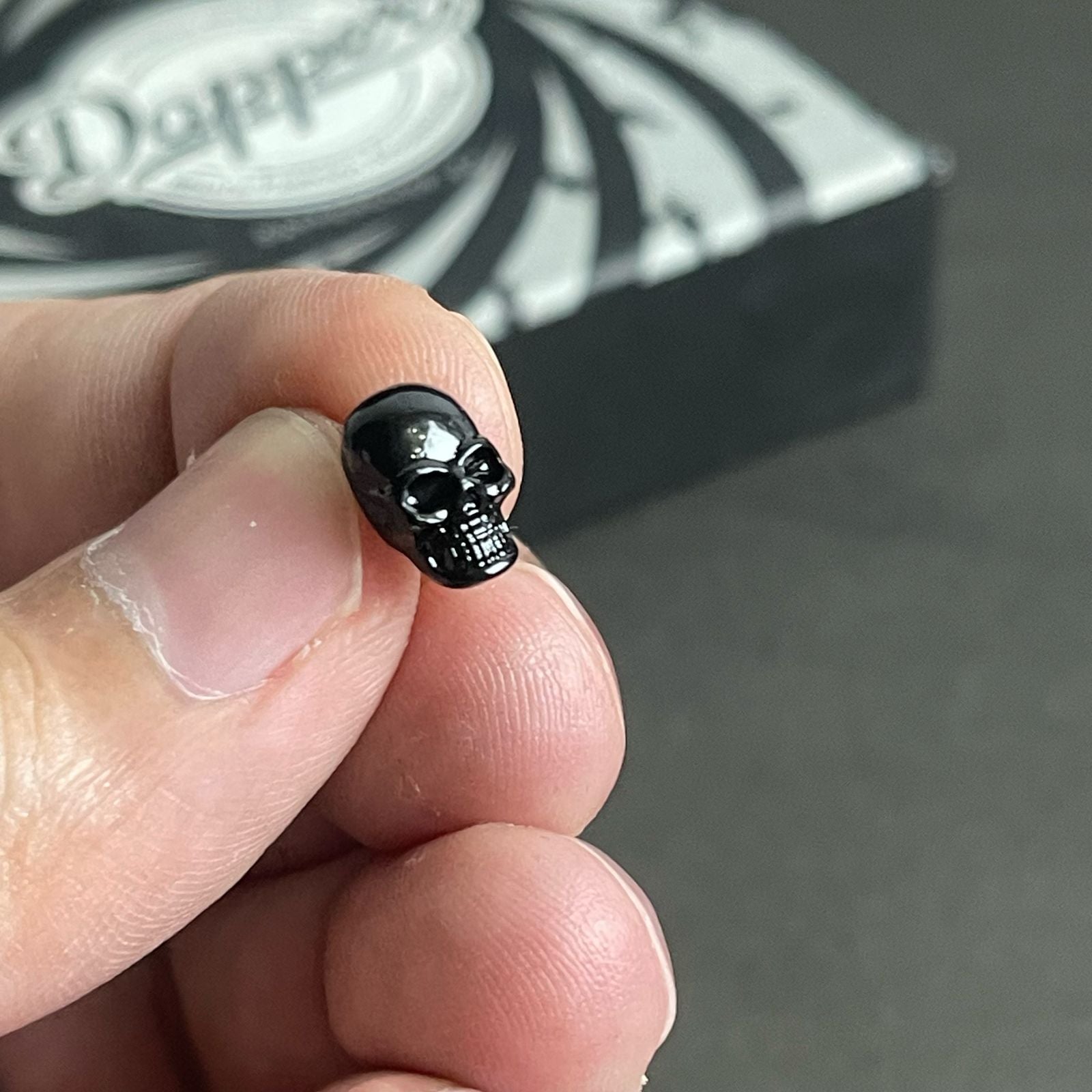 Black skull earrings for men online in Pakistan