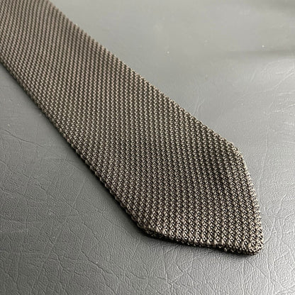 Brown Pointed Knitted Neck Tie in Pakistan