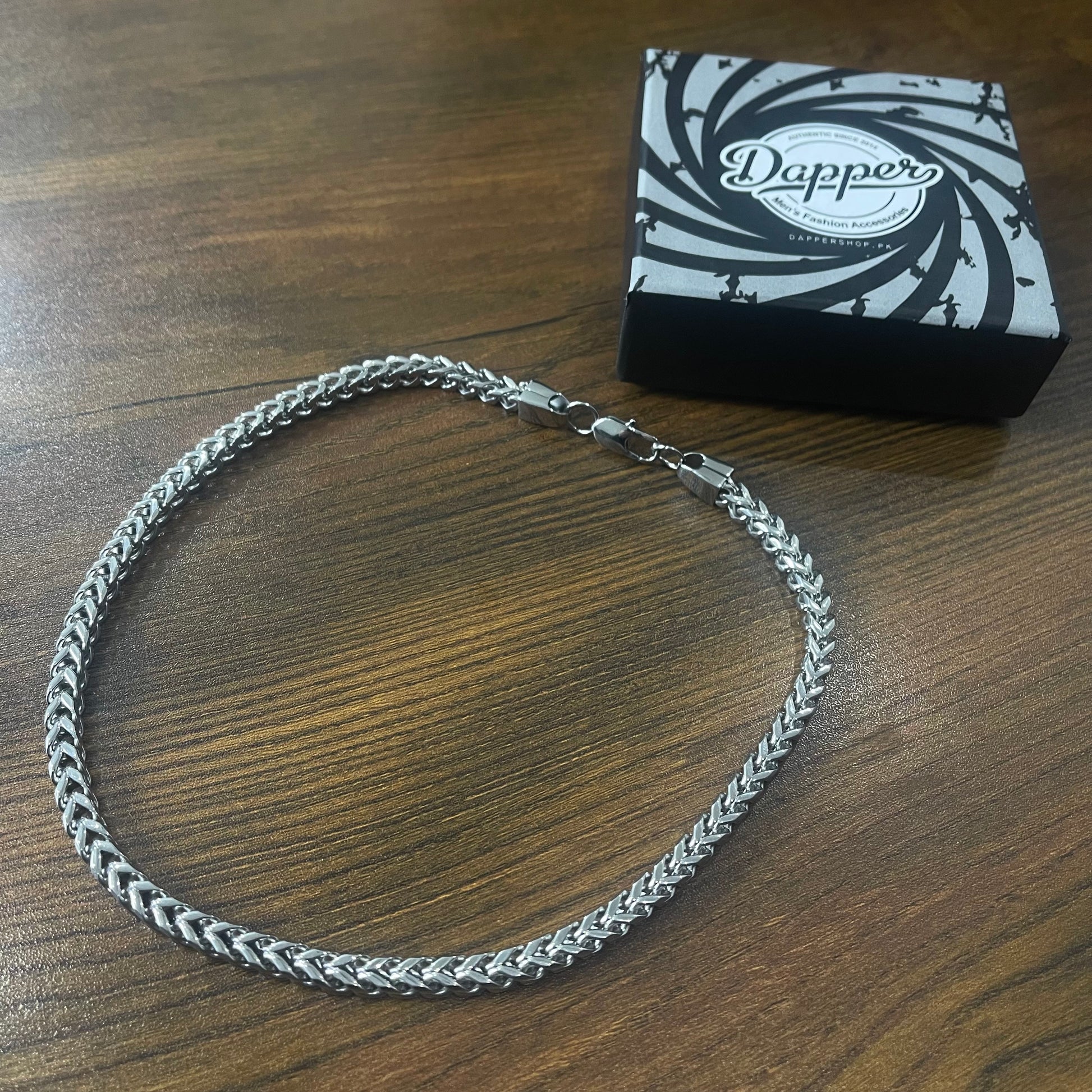 5mm square foxtail neck chain for men online in pakistan