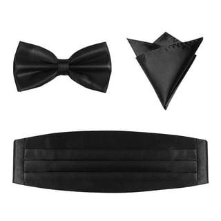 black cummerbund with bow tie and pocket square for texado online in pakistan