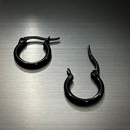 Black Piercing Simple Bali Stud Earring For Men online in Pakistan