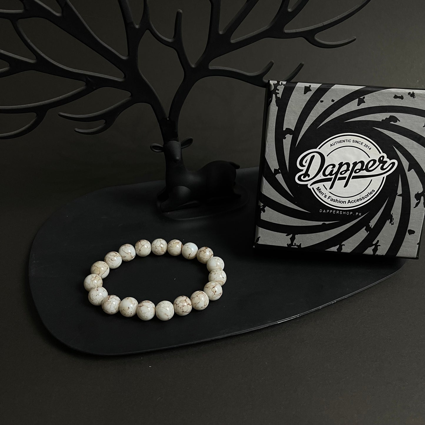 12mm Milky White Agate Beads Bracelet For Men Women