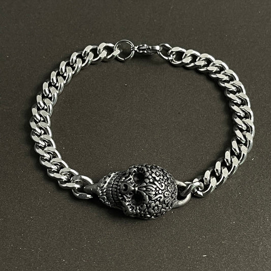 Iron Skull Chain Bracelet For Men