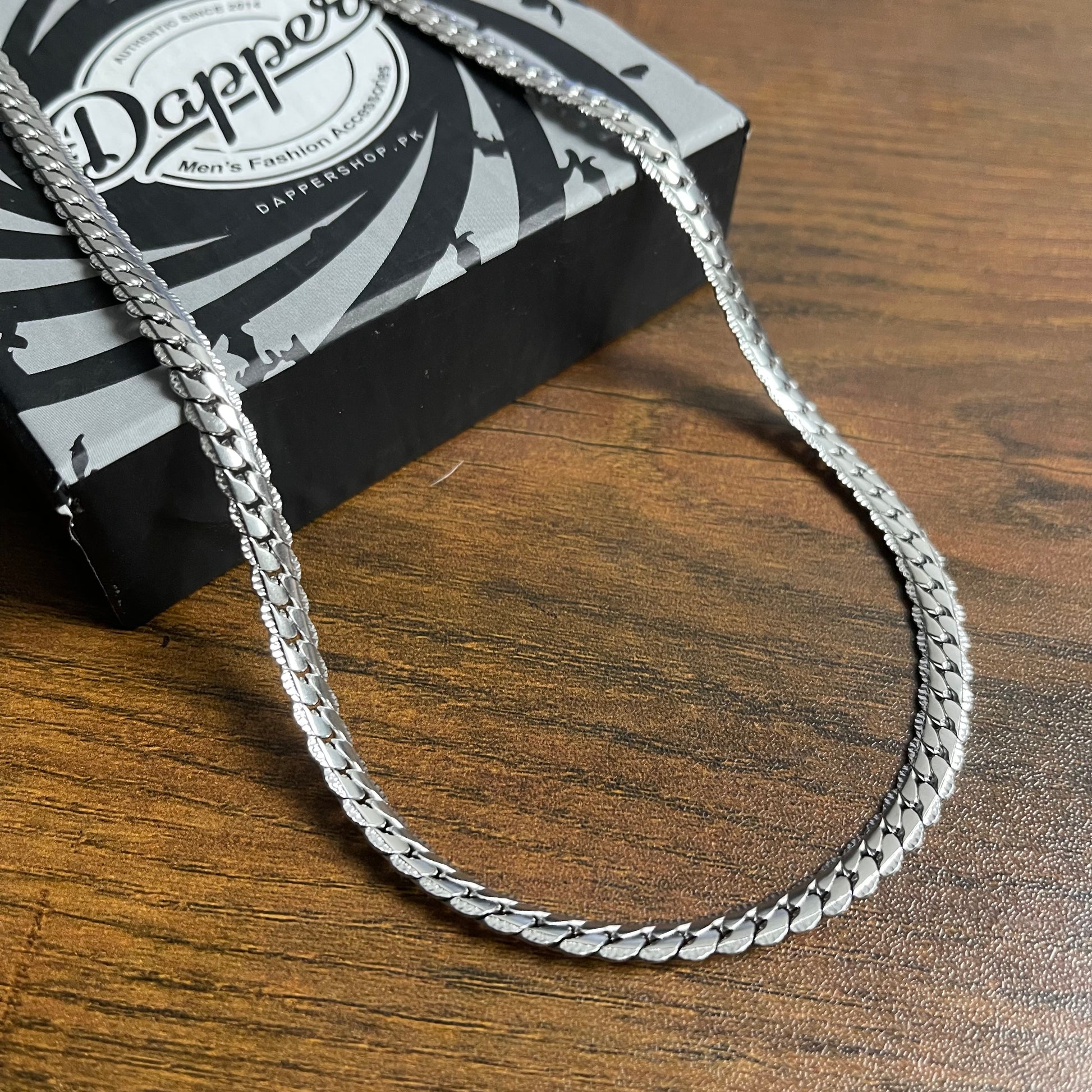 5mm silver neck chain for men in pakistan