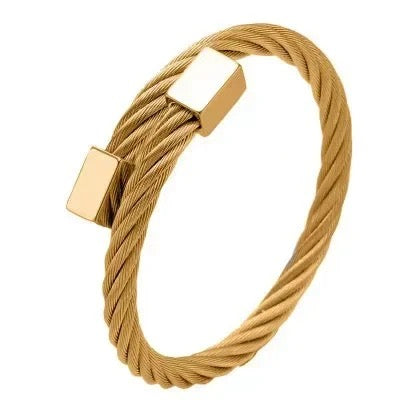 golden cable bracelet for men online in pakistan