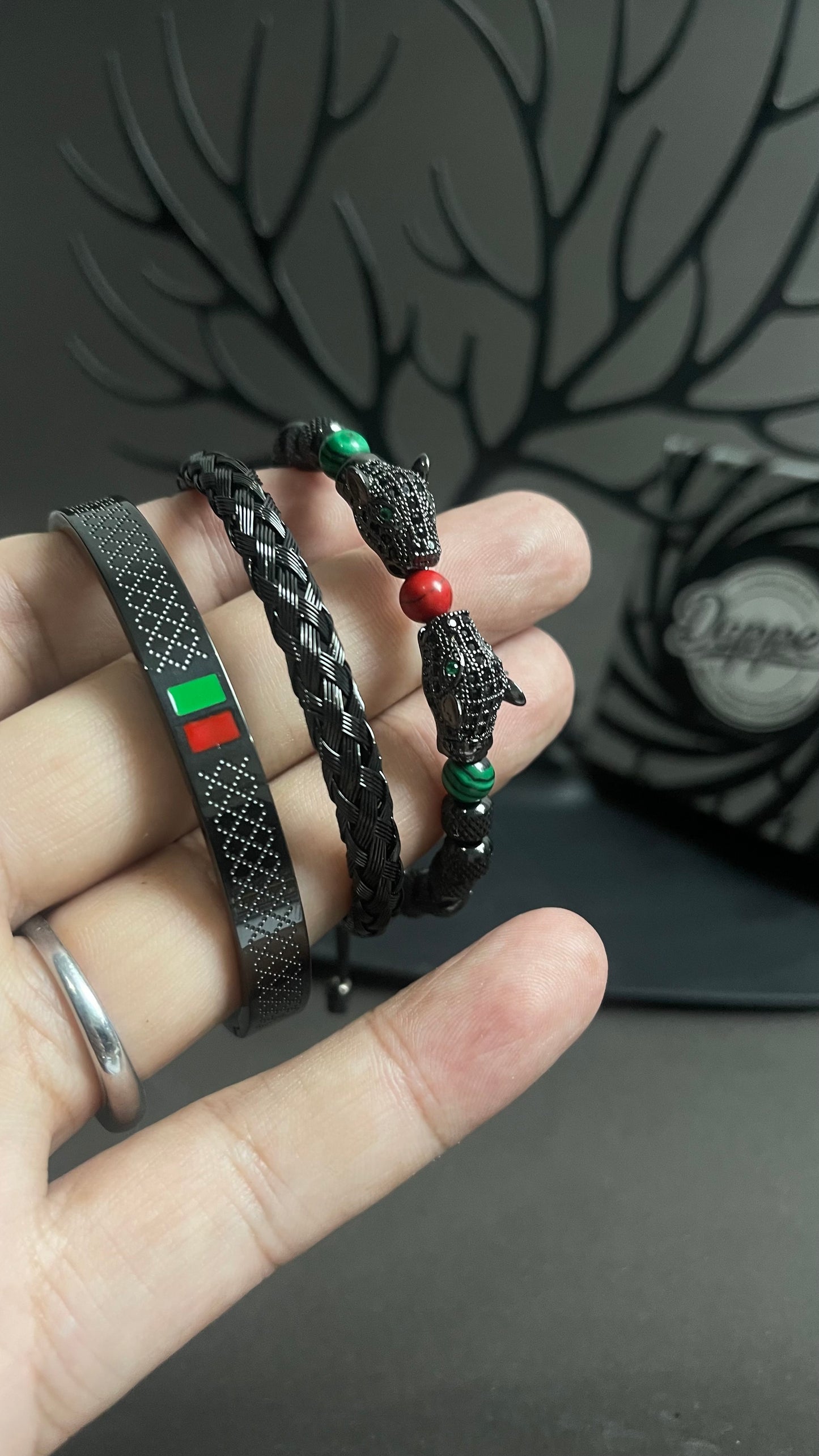 black bracelets for men online in pakistan