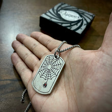 Load image into Gallery viewer, spider man dogtag pendant necklace for men online in pakistan
