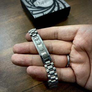 Silver RLX Crown Jubilee Bracelet for Men