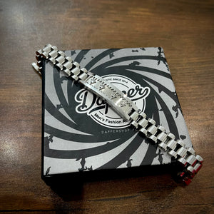 Silver RLX Crown Jubilee Bracelet for Men