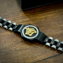 Load image into Gallery viewer, black versace crown jubilee bracelet for men in pakistan