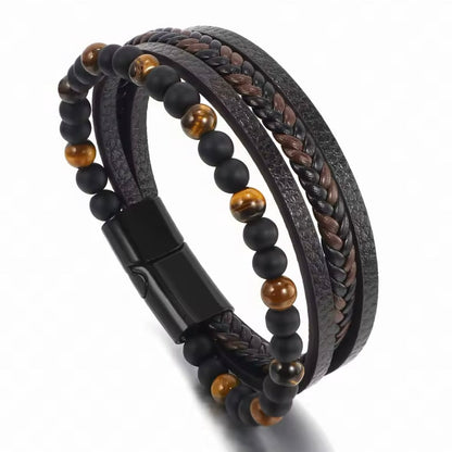 brown leather bracelet for men online in pakistan