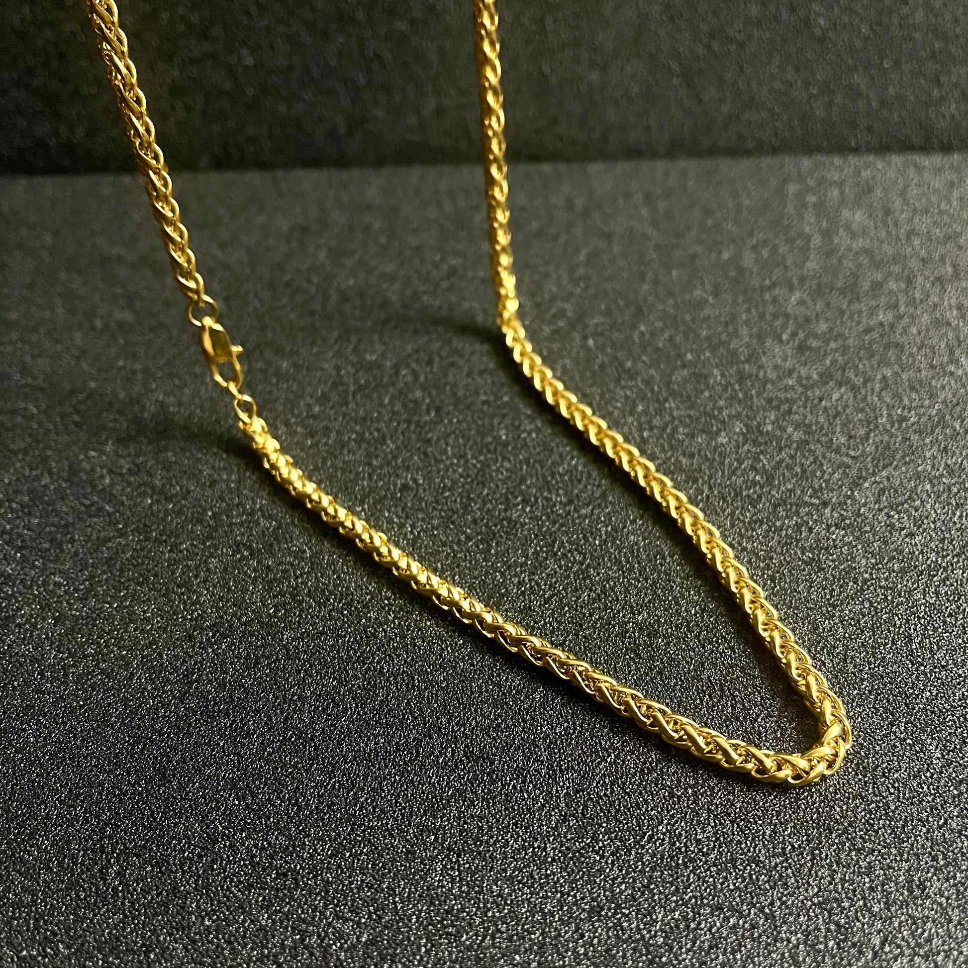 3mm golden wheat keel neck chain price in pakistan