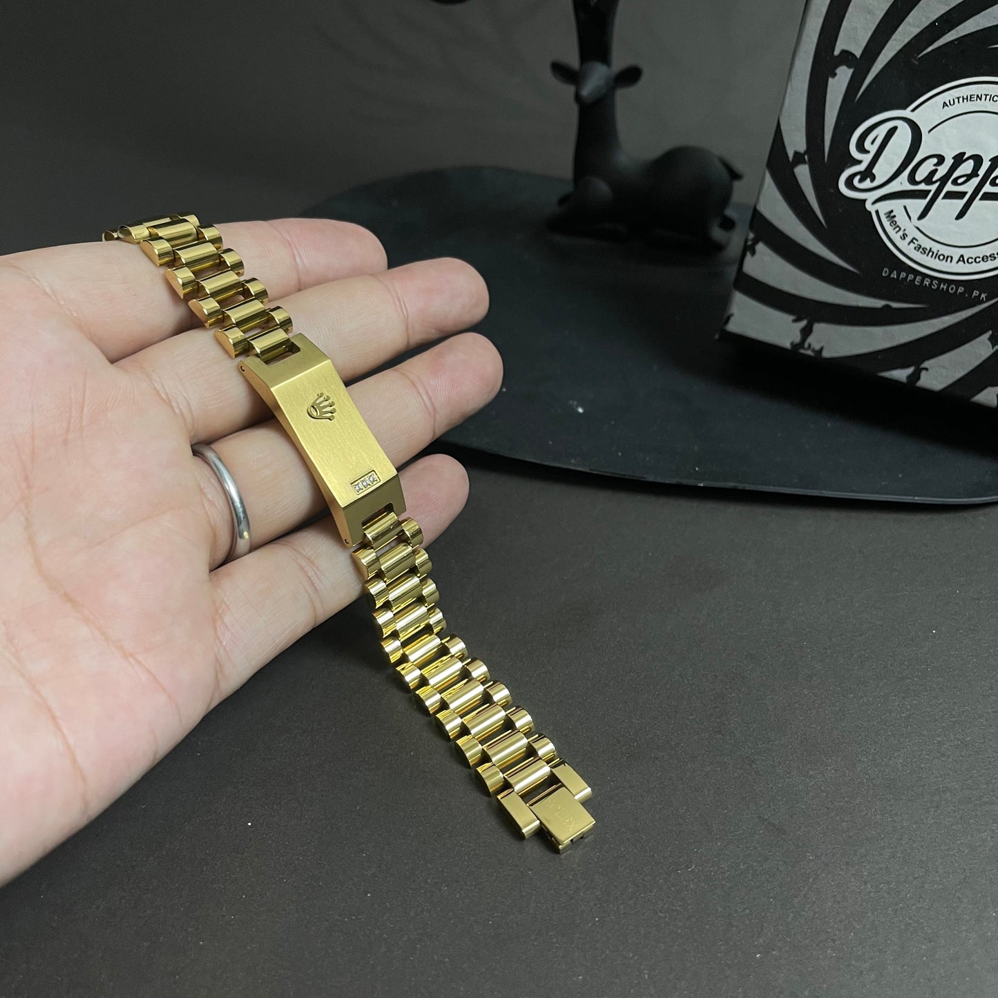 16mm Golden RLX Crown Jubilee Bracelet for Men