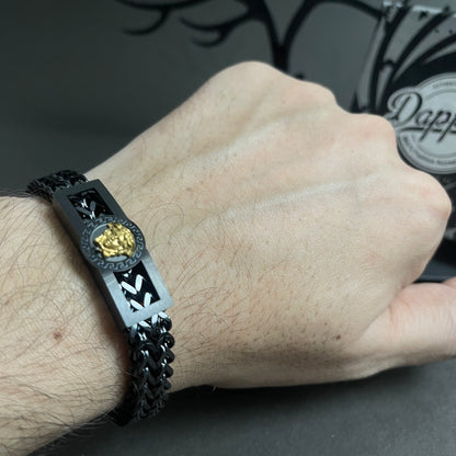 Black VRS Crown Foxtail Bracelet for Men