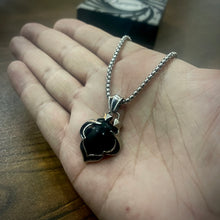 Load image into Gallery viewer, Black Spade Pendant Necklace For Men