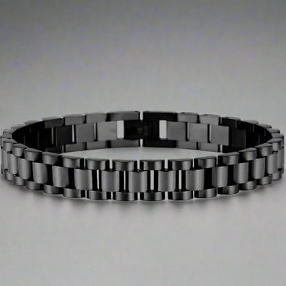 Black Sleek Jubilee Bracelet for Men
