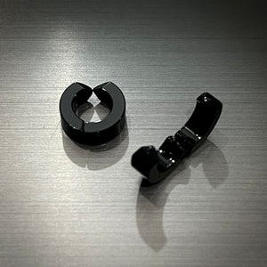 Stainless Steel Black Non-Piercing Magnetic Bali Stud Earring For Men