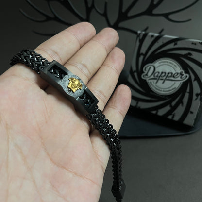 Black VRS Crown Foxtail Bracelet for Men