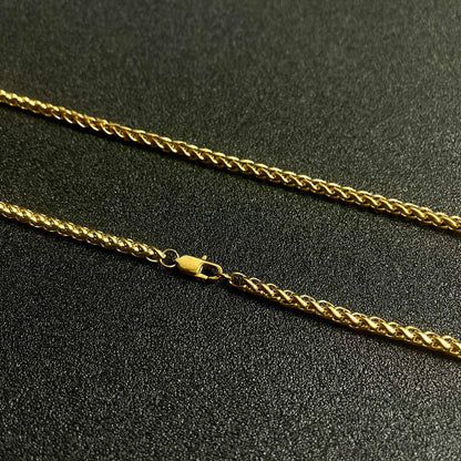 3mm golden wheat keel neck chain price in pakistan