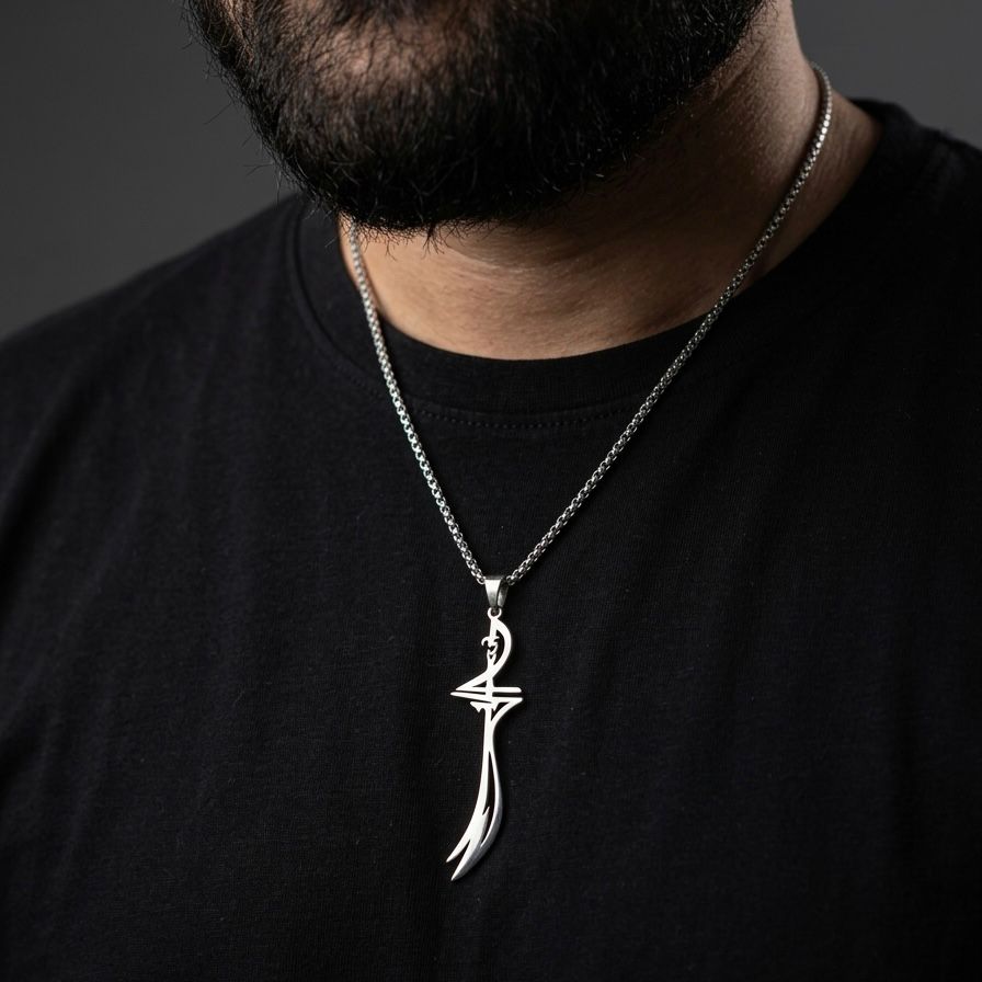 Hazrat Ali Zulfiqar Sword Pendant For Men Women Online In Pakistan